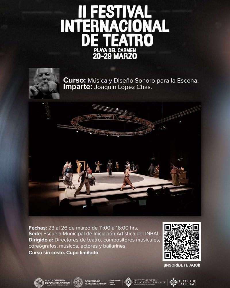 Música y diseño sonoro para la escenografía