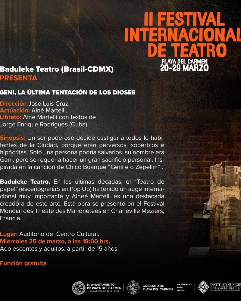 Geni, la última tentación de los Dioses