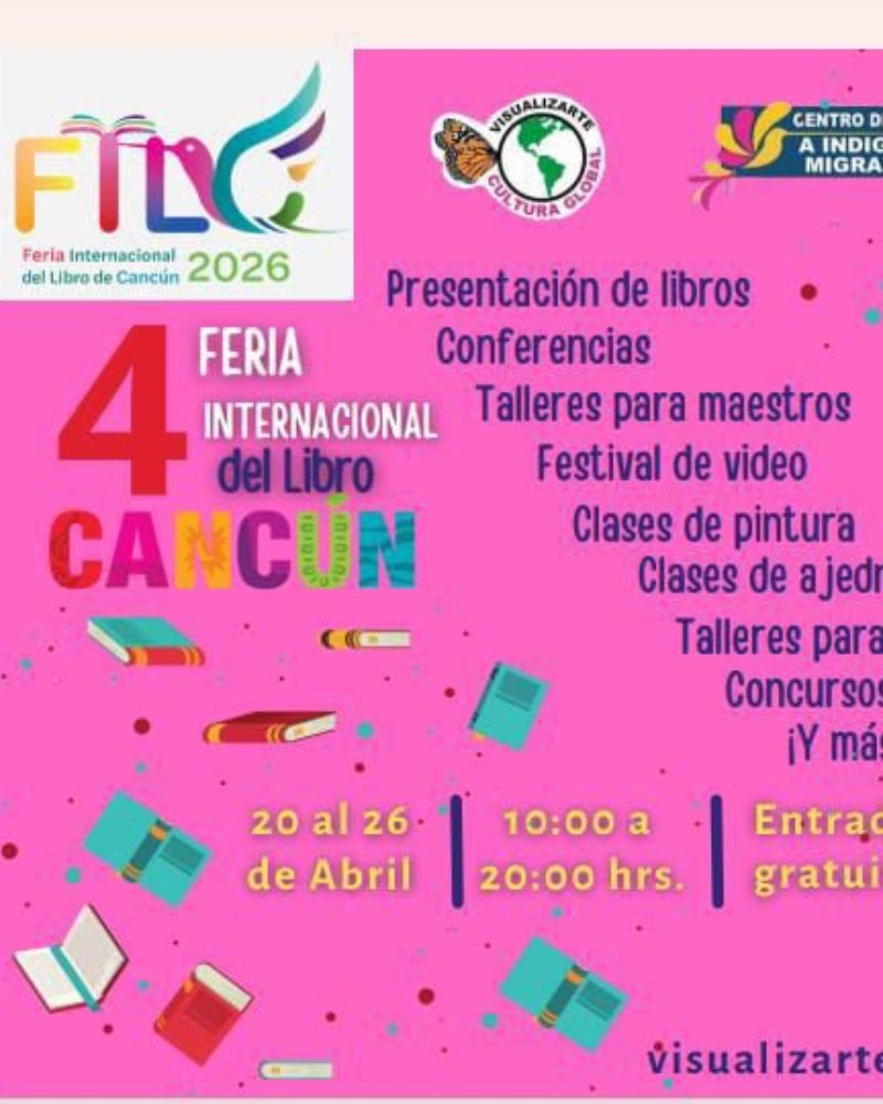 4ta Feria Internacional del Libro Cancún