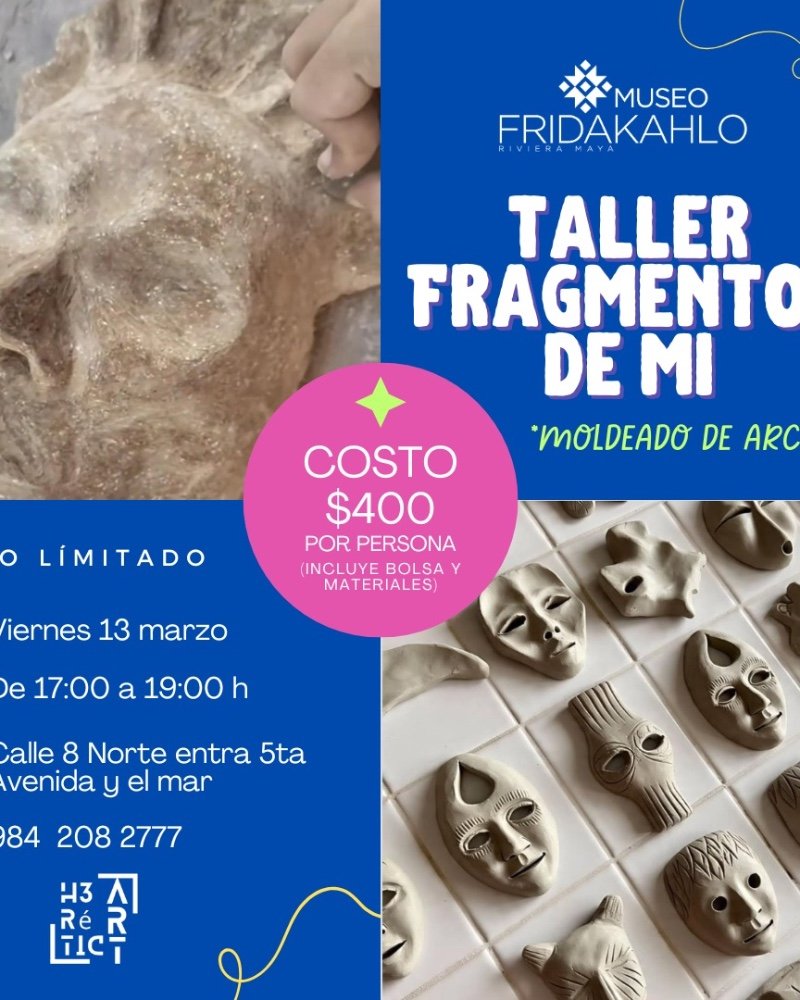 Taller Fragmentos de mí - Moldeado de arcilla