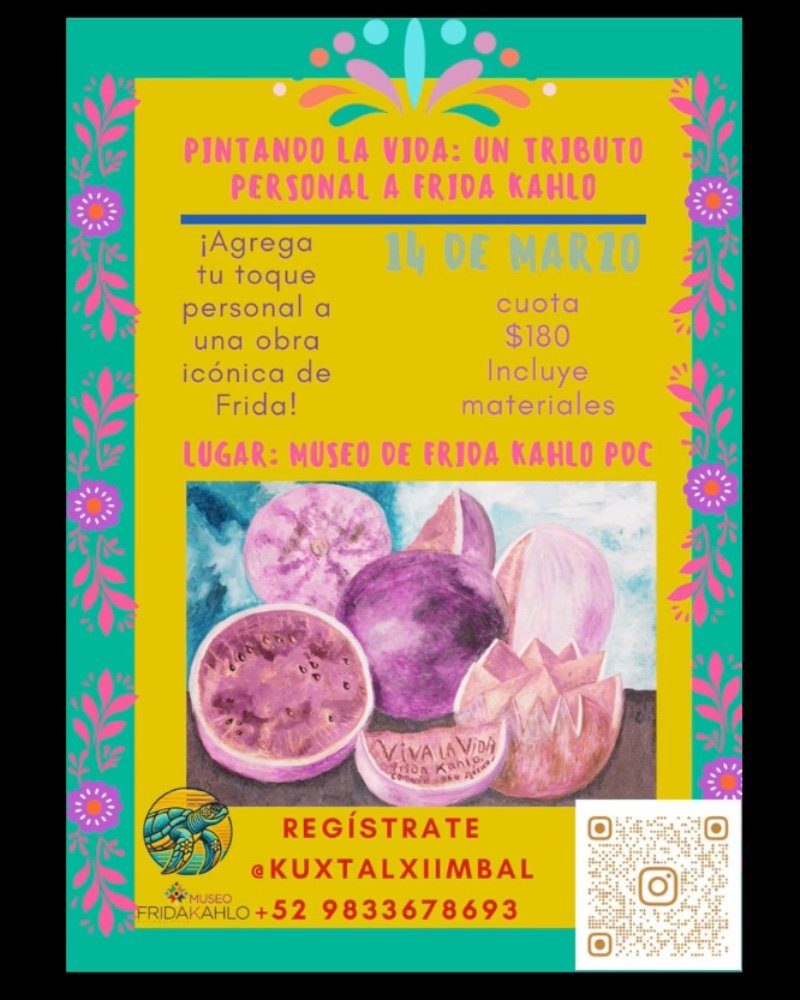 Pintando la vida: Tributo a Frida Kahlo