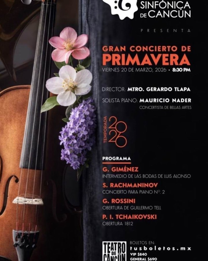 Sinfónica de Cancún - Gran Concierto de Primavera