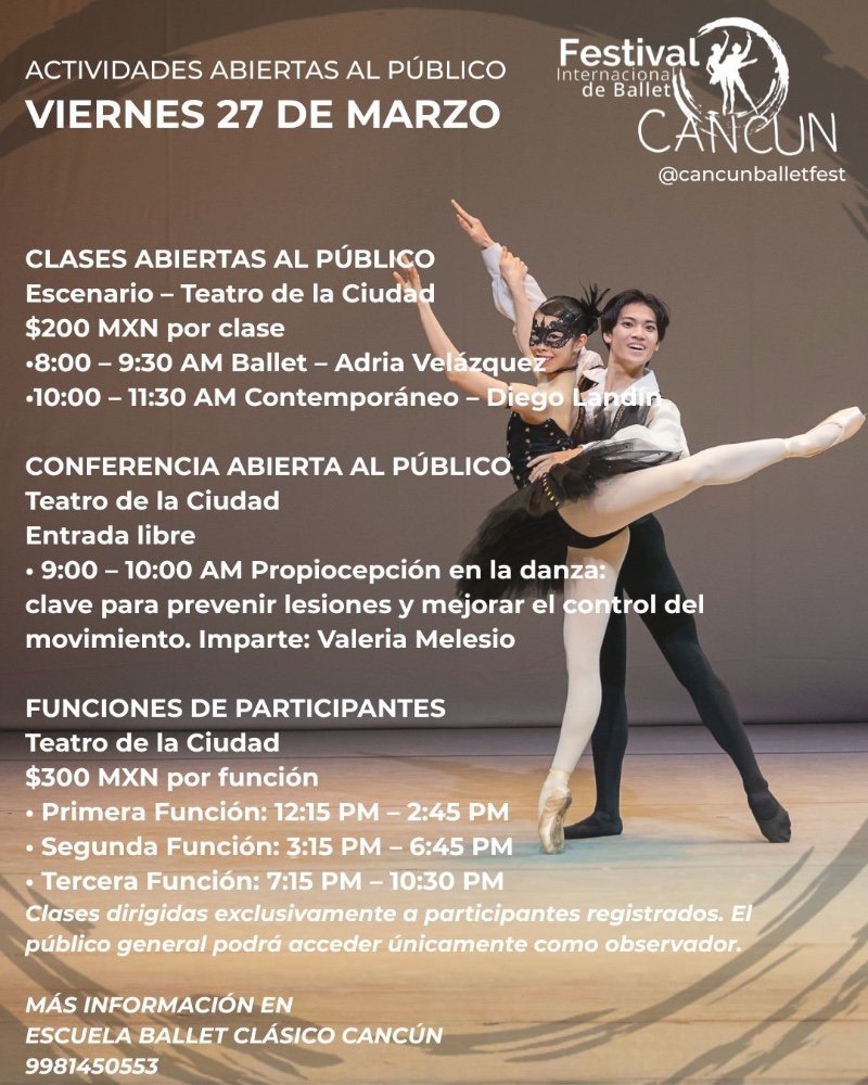 Festival Internacional de Ballet - Viernes