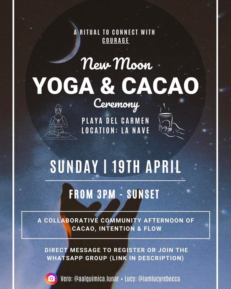 New Moon Yoga & Cacao Ceremony