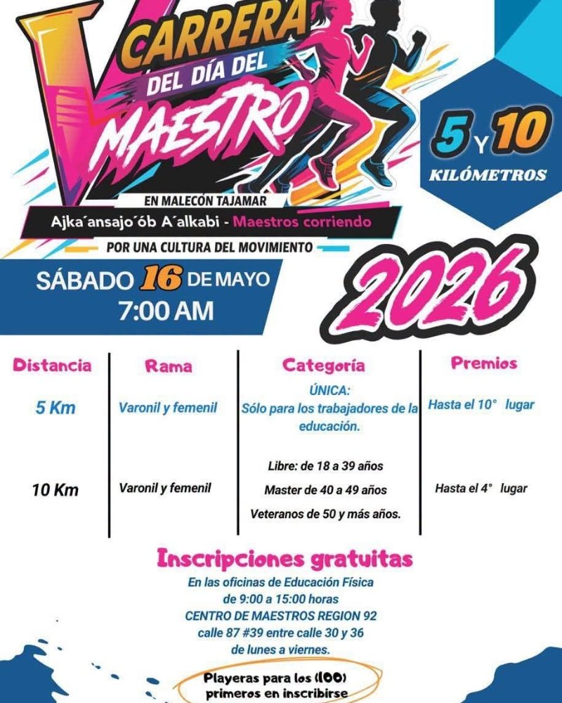 V Carrera del día del maestro