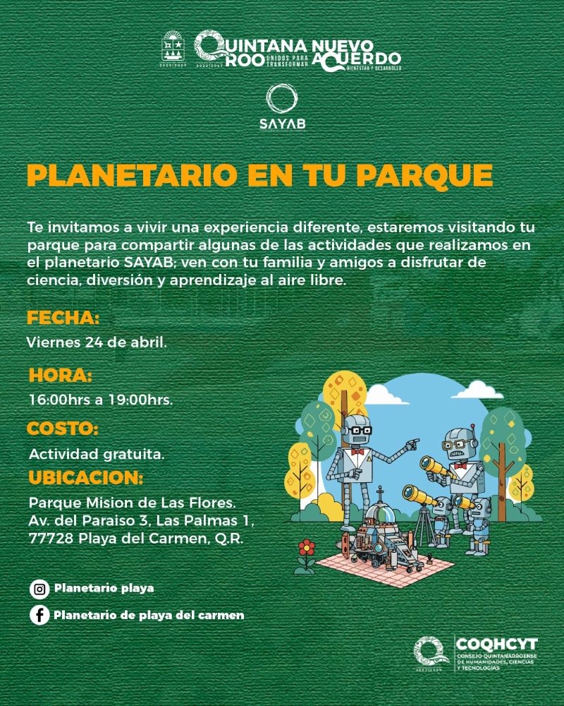 Planetario en tu parque