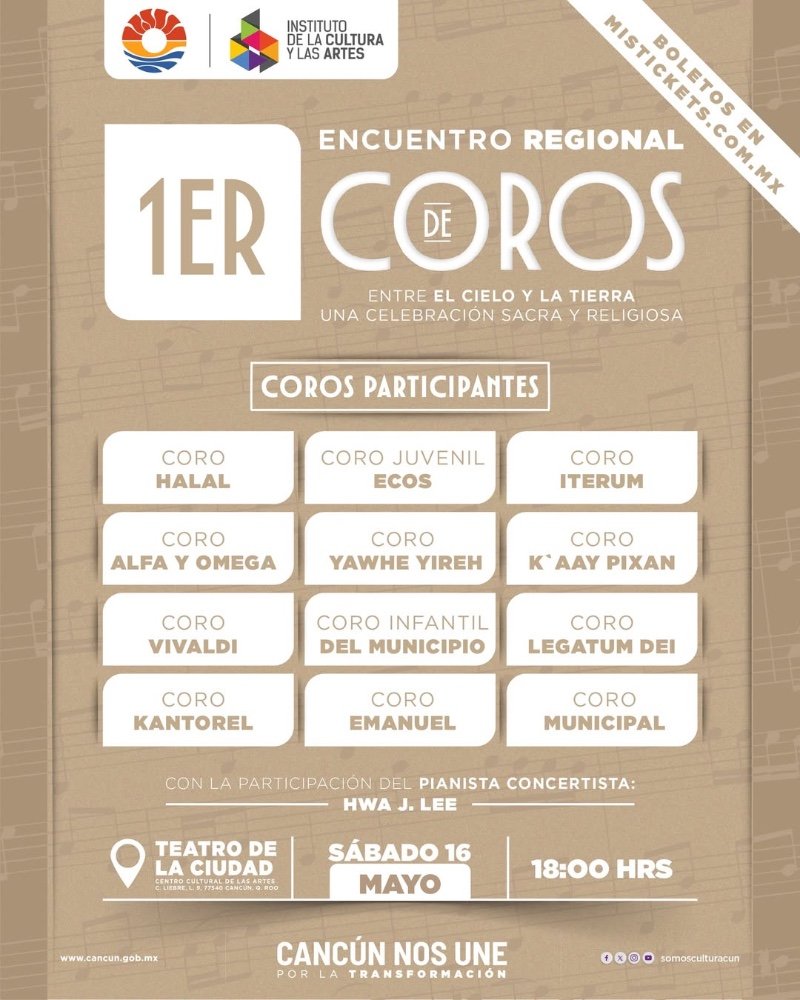 1er Encuentro regional de coros