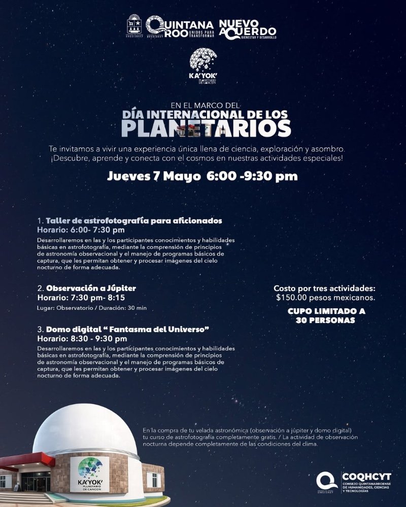 Día internacional de los planetarios