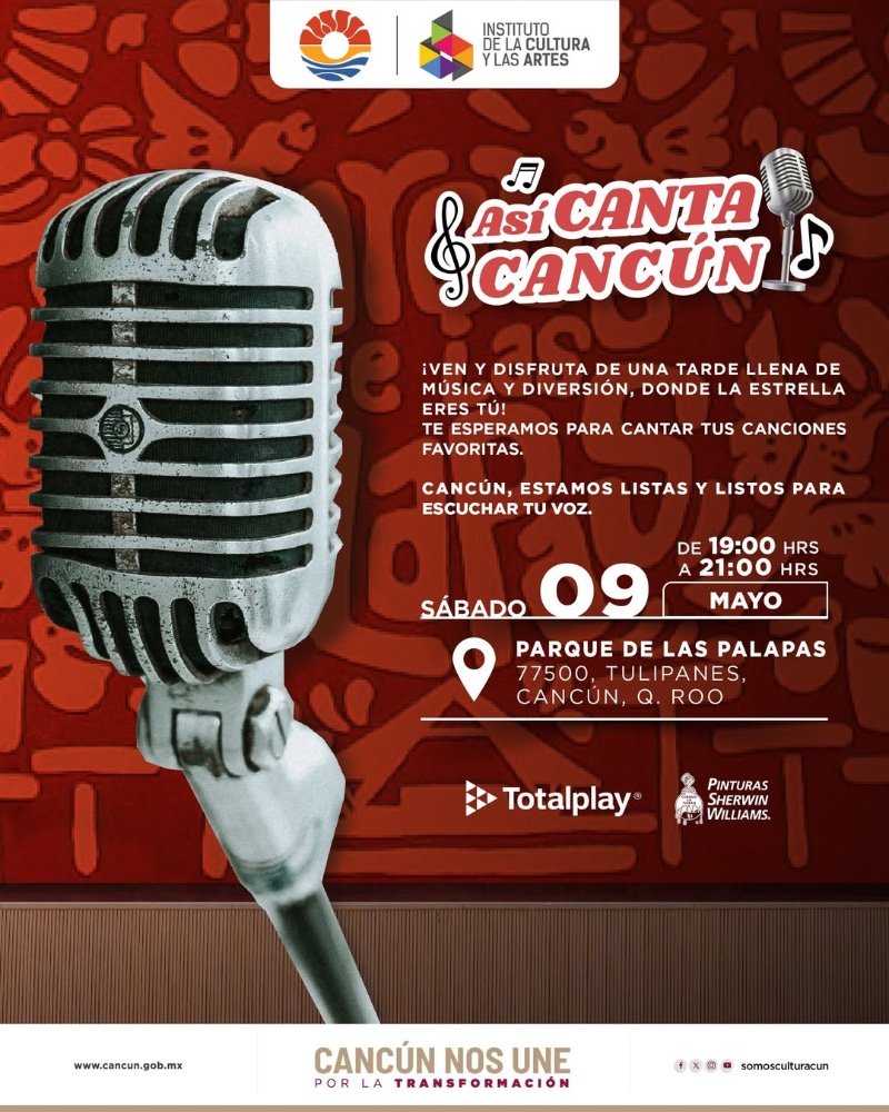Así canta Cancún