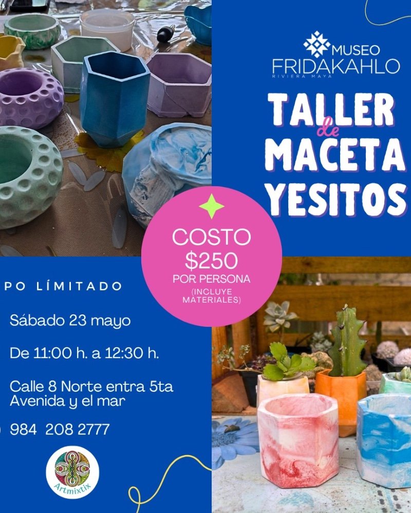 Taller de maceta yesitos